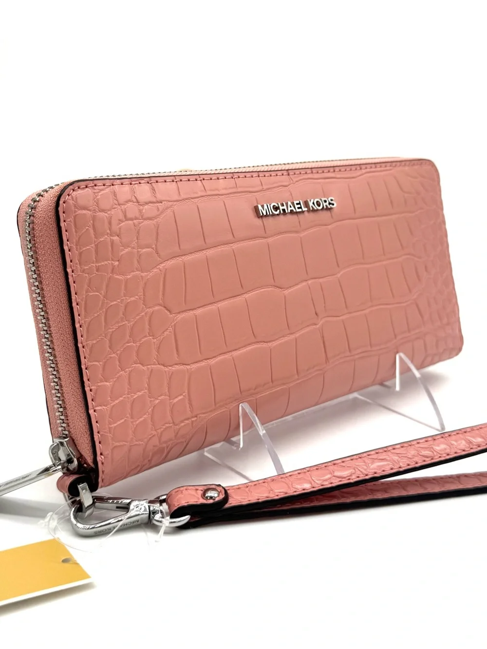 Michael Kors Travel Large Leather Continental Wallet - Primrose